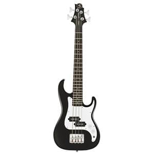 1583229883866-Greg Bennett Mini Corsair MCR-1 Black Electric Bass Guitar.jpg